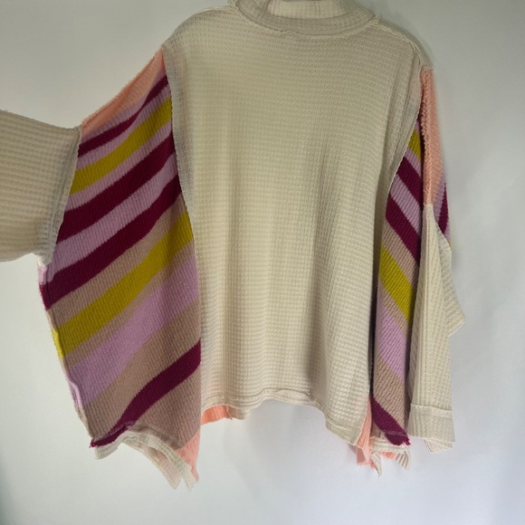 Free People We The Free Susie Swit Poncho Sweater – Size Small - Picture 5 of 10